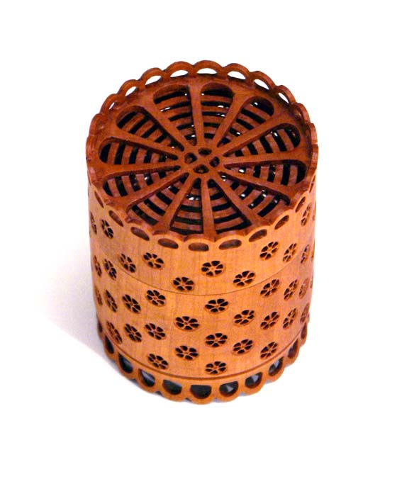 "Diatomic Box" an experiment to see if I could execute some of the piercing