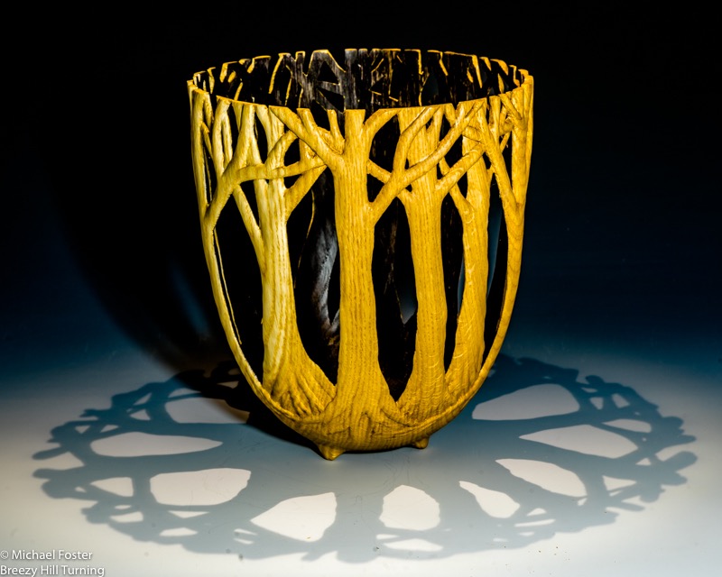 Mirkwood-  White oak, Chestnut dye, Bush Oil, 10.5