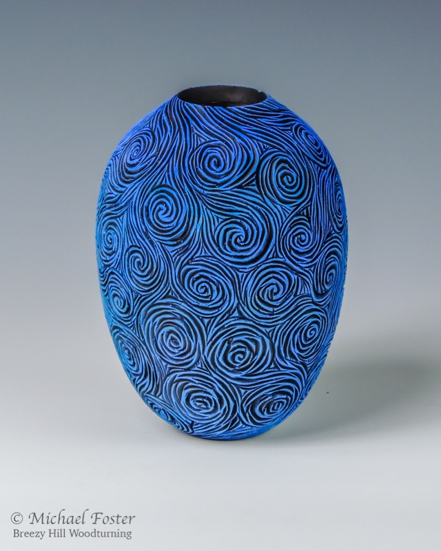 Eddies-   Inspiration came from whirlpools, however &ldquo;Starry Night&rdquo; may been a subliminal driver.----AVAILABLE