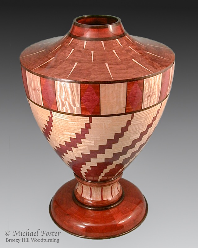 Royal Spiral-   My largest segmented form at  26