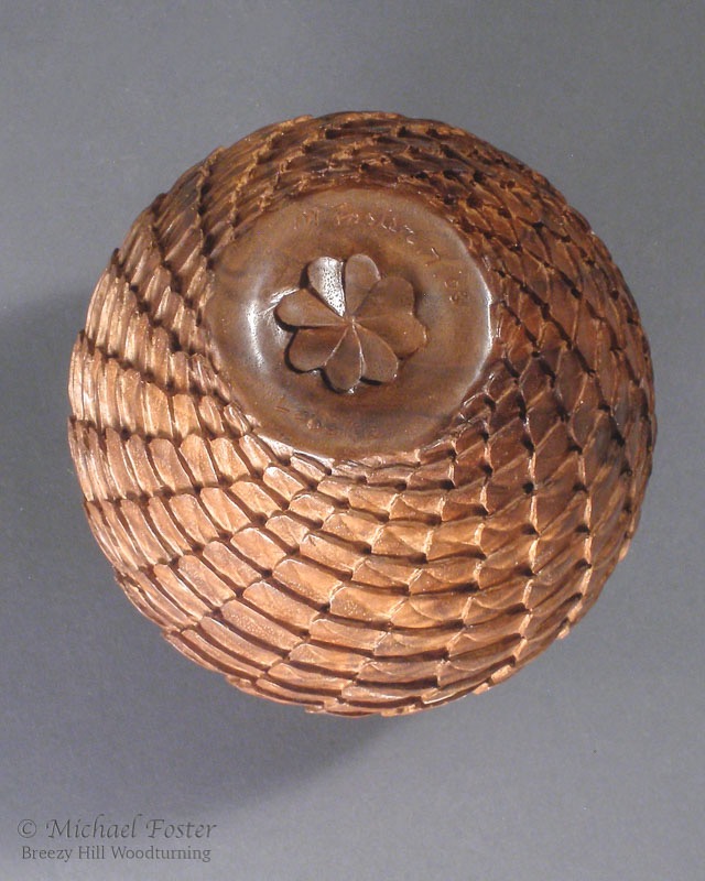 Lobelia-   Walnut, 6.75&rdquo;H x 4.5&rdquo;W, Waterlox finish-SOLD
