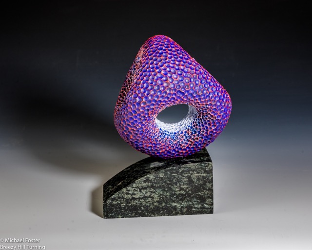 Implosion-  Form is a tetrahedron derived from a sphere.-----SOLD