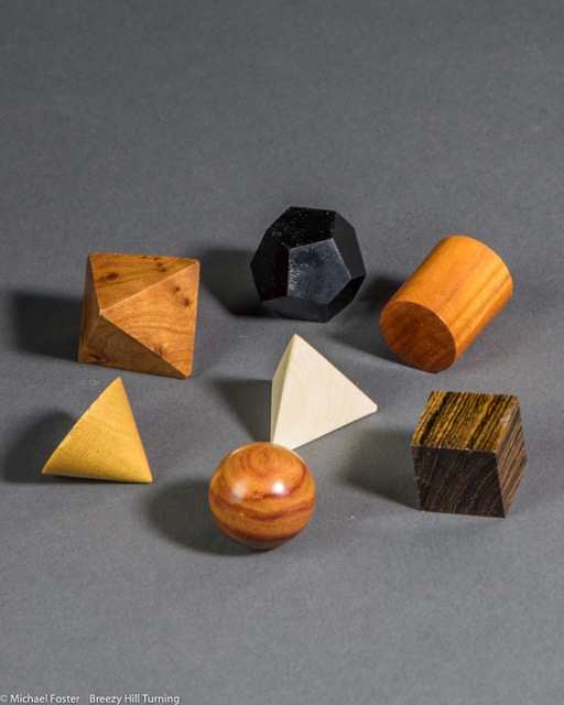  The treasures include a sphere, cube, cylinder, cone, tetrahedron, octahedron and a dodecahedron.---Sold