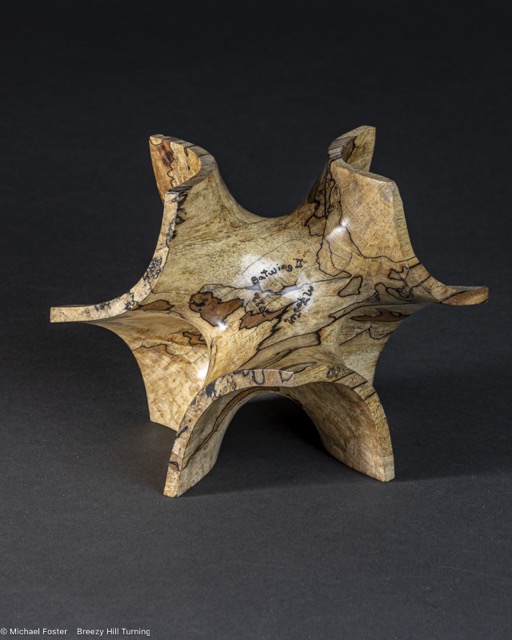 Batwing II-Spalted sugar maple, lacquer
5.5