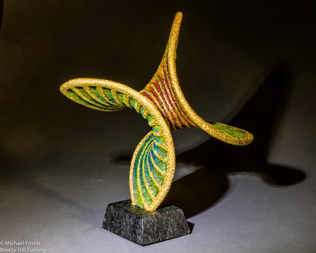 Enneper II-  An Enneper minimal surface derived using Cartesian coordinates.----SOLD