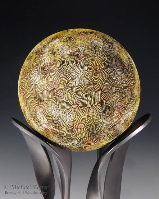 Euclid's Phenix-   Overall- 17.5&rdquo; H x 7.5&rdquo; D,  sphere- 5.5&rdquo; D----SOLD