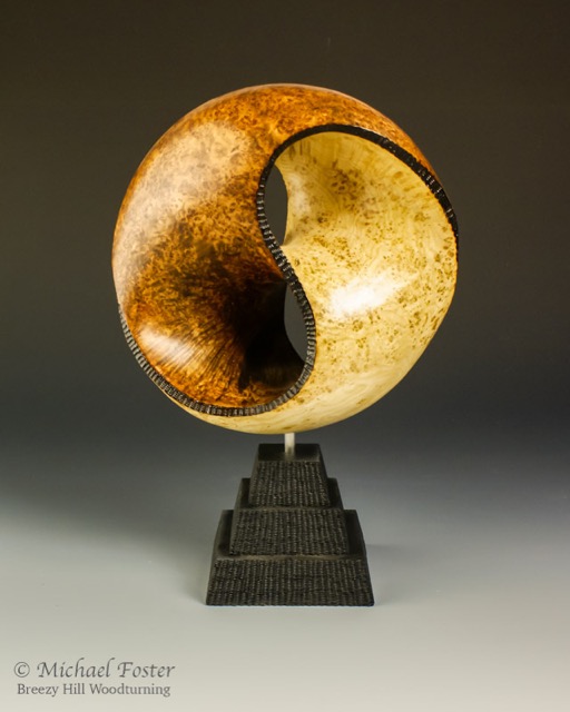 The Tao of Geometry-   Based on Infinite loop trefoil, with the middle twist removed.   I did this with the intention echoing the Yin Yang Taoist symbol.----SOLD