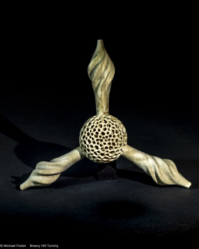 Radiolarian VIII-  turned on 4 axes.  ----AVAILABLE